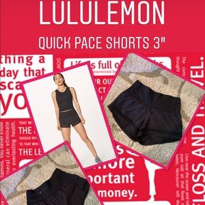 Lululemon Quick Pace Shorts *3
